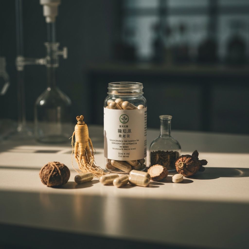 Asian ginseng energy supplement